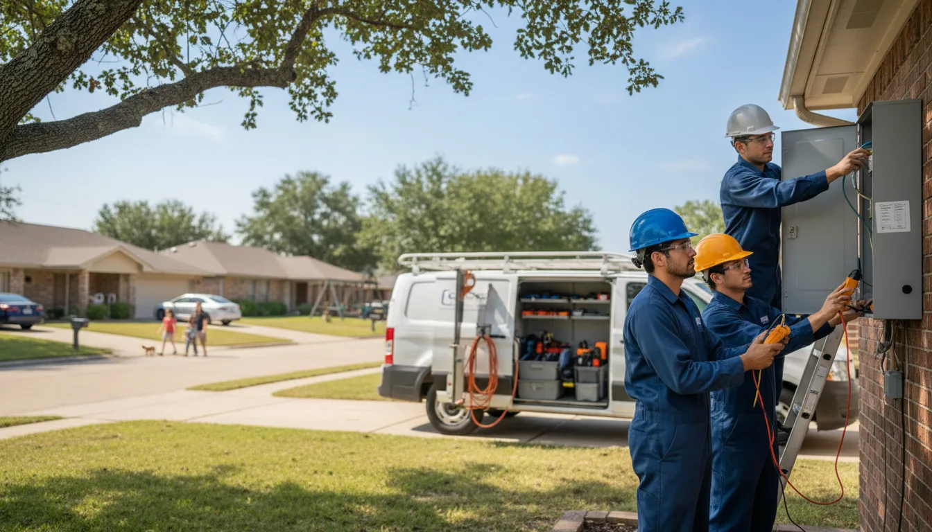Certified electrician providing emergency electrical services in Lupton, MI